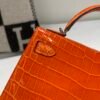 wsxc1759082494413_3 Top Handmade Mini Kelly 19CM Alligator Skin Gold Hardware 93 Orange