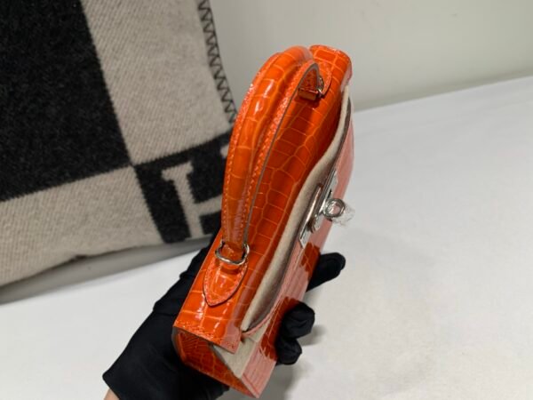 wsxc1759082494413_4 Top Handmade Mini Kelly 19CM Alligator Skin Gold Hardware 93 Orange