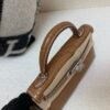 Matte Crocodile Mini kelly 19cm Favue Full Handmade