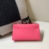 8W Rose Azalee Global Sales Kelly Pochette 22CM Swift Leather Gold Hardware