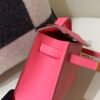 8W Rose Azalee Global Sales Kelly Pochette 22CM Swift Leather Gold Hardware