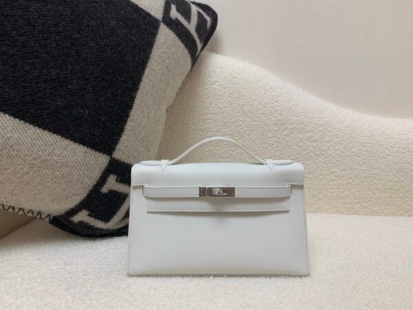 wsxc1760712431383_0 Global Sales Kelly Pochette 22CM Swift Leather Silver Hardware 0U