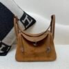 Lindy 26CM Suede Swift Leather CK37 Silver Hardware Full Handmade