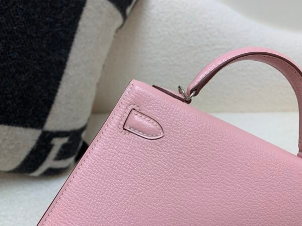 wsxc1761399833998_3 Mini Kelly 19CM 3Q Rose Saiura Chevre Leather Silver Hardware