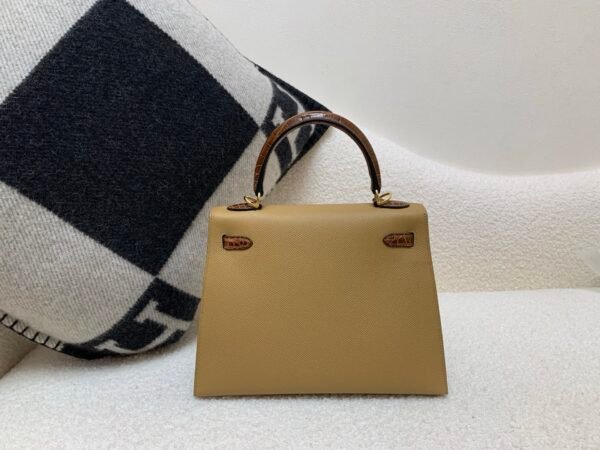 Kelly Touch 0M Chai Alligator Skin Epsom Leather Gold Hardware
