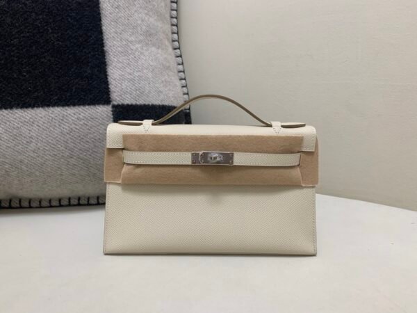 wsxc1762256871558_0 Good Price Kelly Pochette 22CM 10 Craie Epsom Leather SHW
