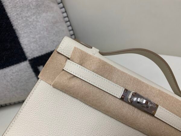 wsxc1762256871558_3 Good Price Kelly Pochette 22CM 10 Craie Epsom Leather SHW
