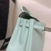 wsxc1762256875693_4 Kelly 25CM 6W Menthe Swift Leather Top Handmade Silver Hardware