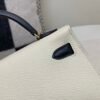H bags Mini Kelly 19CM 10 Craie matching 89 Nior Epsom Leather