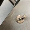 Top Handmade Lindy Price 19CM 8C Gri Elephant Swift Leather Silver Hardware