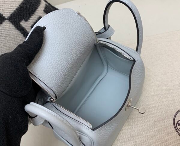 wsxc1763048397727_8 Original Lindy 19CM O8 Togo Leather Silver Hardware Full Handmade