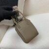 Top Handmade Lindy Price 19CM 8C Gri Elephant Swift Leather Silver Hardware