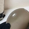 Top Handmade Lindy Price 19CM 8C Gri Elephant Swift Leather Silver Hardware