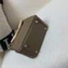 Top Handmade Lindy Price 19CM 8C Gri Elephant Swift Leather Silver Hardware