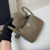 Top Handmade Lindy Price 19CM 8C Gri Elephant Swift Leather Silver Hardware