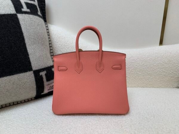 Full Handmade Birkin 25cm U5 Rose eLipstick Togo Leather SHW