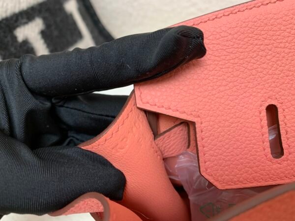 Full Handmade Birkin 25cm U5 Rose eLipstick Togo Leather SHW