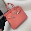 Full Handmade Birkin 25cm U5 Rose eLipstick Togo Leather SHW