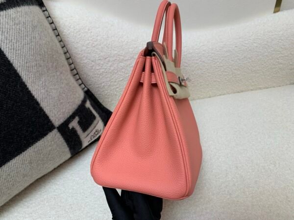 Full Handmade Birkin 25cm U5 Rose eLipstick Togo Leather SHW