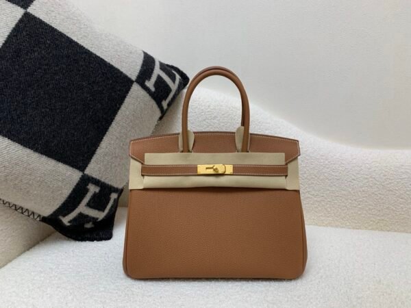 wsxc1764263370275_0-1 Original Quality Birkin 30CM CK37 Togo Leather Gold Hardware