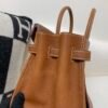 Top Handmade Birkin 35CM Canvas Barenia faubourg Silver Hardware CK37
