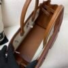 Top Handmade Birkin 35CM Canvas Barenia faubourg Silver Hardware CK37