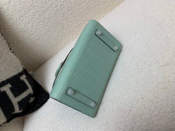 wsxc1765379465222_6 Original Packaging Birkin 20 6U Vert Dfau Matte Alligator Silver Hardware