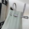 Birkin Touch 25CM 80 Gris Perle Alligator/ Swift Leather Silver Hardware