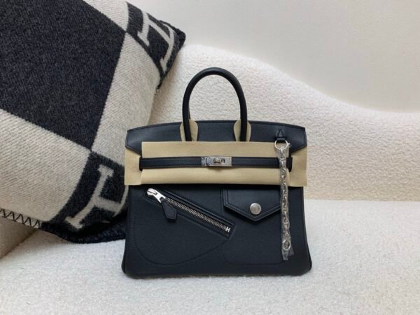 Birkin Rock 25cm Volupto 89 Nior Silver Hardware New Stylse