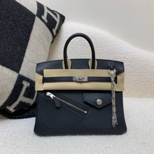 Birkin Rock 25cm Volupto 89 Nior Silver Hardware New Stylse