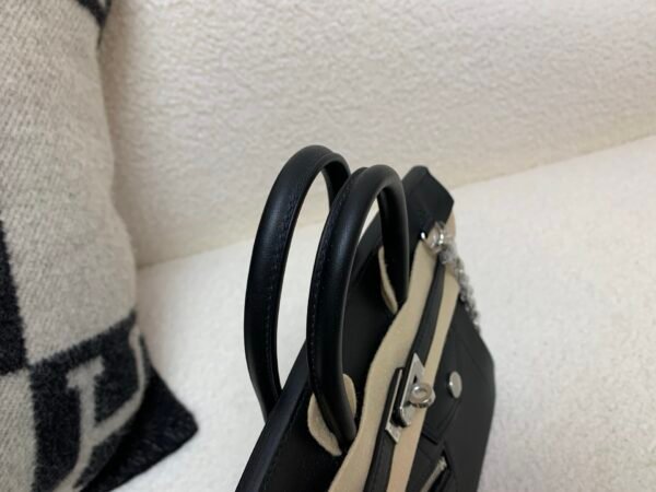 Birkin Rock 25cm Volupto 89 Nior Silver Hardware New Stylse
