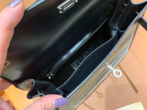 Vibrato Kelly 25CM Global sale 89 Nior Box Leather Sheep cut skin New style