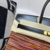 Vibrato Birkin 35cm Sheep cut skin Box Leather 46 Ebene Gold Hardware Full Handmade