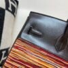 Vibrato Birkin 35cm Sheep cut skin Box Leather 46 Ebene Gold Hardware Full Handmade
