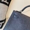 USA Shipping Mini Kelly 19CM 8F Etain Lizard Leather Silver Hardware