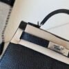 H bags Mini Kelly 19CM 89 Nior Lizard Leather Top Handmade SHW