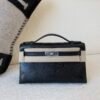 France Sale Kelly Pochette 22CM 89 Nior Lizard Leather Silver Hardware