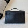 France Sale Kelly Pochette 22CM 89 Nior Lizard Leather Silver Hardware