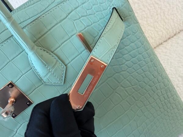 wsxc1766066308059_8 France Delivery Birkin 35CM 6U Vert D’Eau Porosus Leather Gold Hardware