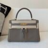 Dubai Delivery Kelly Lakis 18 Etoupe Swift Leather Full Handmade bags