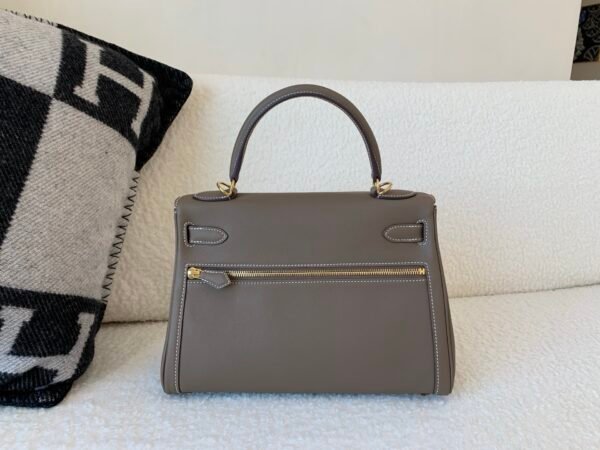 Dubai Delivery Kelly Lakis 18 Etoupe Swift Leather Full Handmade bags