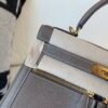 Dubai Delivery Kelly Lakis 18 Etoupe Swift Leather Full Handmade bags