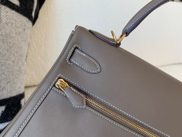 Dubai Delivery Kelly Lakis 18 Etoupe Swift Leather Full Handmade bags