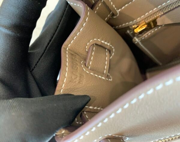 Dubai Delivery Kelly Lakis 18 Etoupe Swift Leather Full Handmade bags