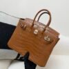 Full Handmade Birkin 25cm Ck37 Gold Alligator Leather SHW