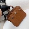 Full Handmade Birkin 25cm Ck37 Gold Alligator Leather SHW