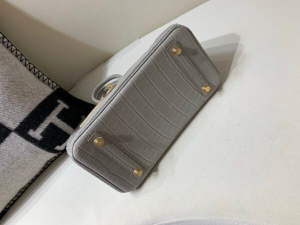Birkin 25cm Alligator Leather 80 Pearl Grey (Gris Perle) USA Shipping