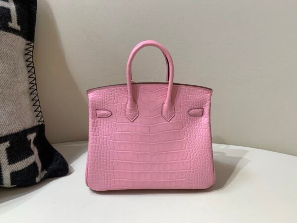 wsxc1766073142613_1 Full Handmade Birkin 25cm 5P Pink Alligator Leather SHW Original Package