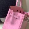wsxc1766073142613_6 Full Handmade Birkin 25cm 5P Pink Alligator Leather SHW Original Package