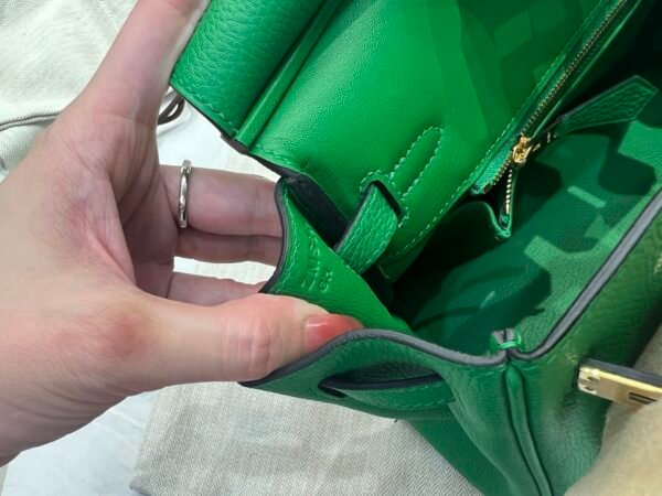 Birkin 25cm 1k Bamboo Togo Leather Handle bag sale Gold hardware